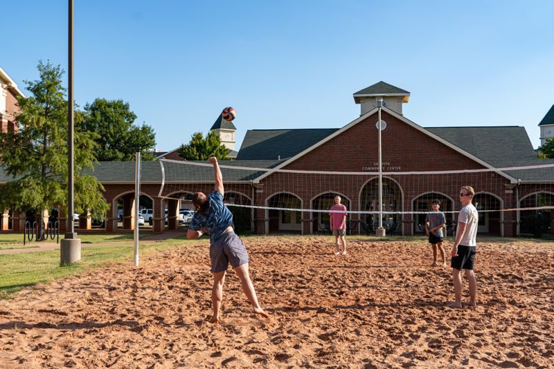 Griffith Volleyball court