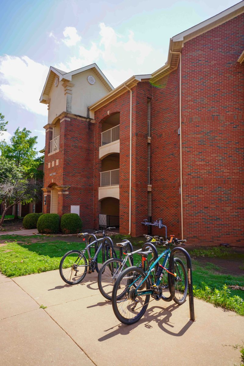 Davis Hall bike racks