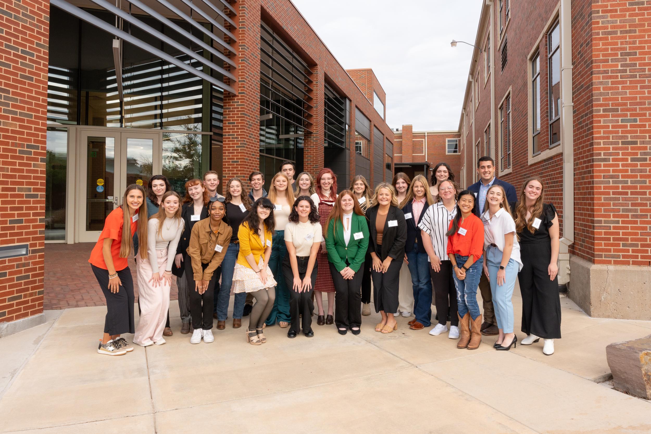 large group of students