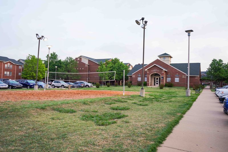 Griffith Community Center volleyball court