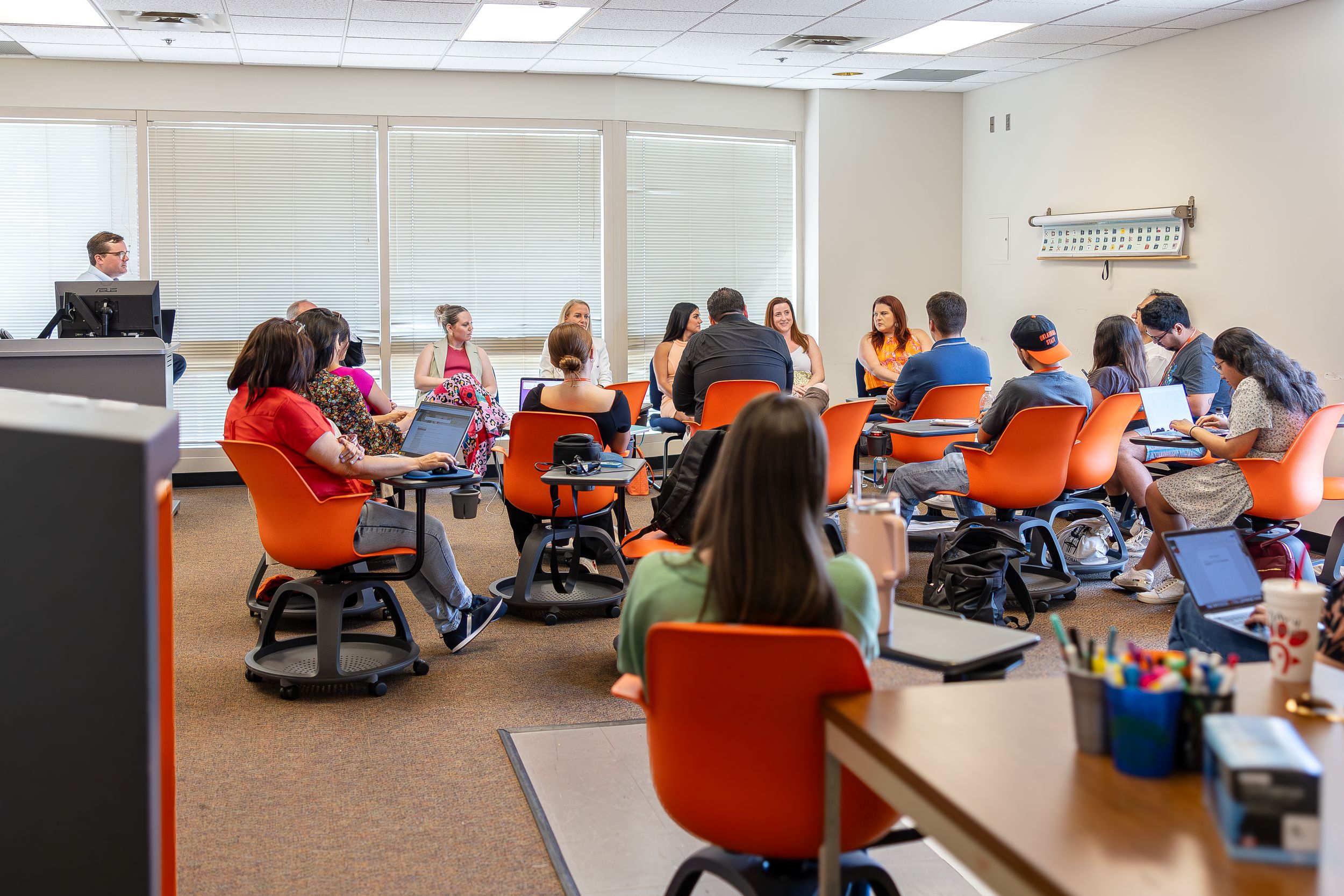 classroom for training